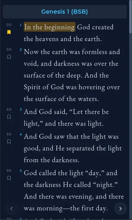 TrinityBible reader preview